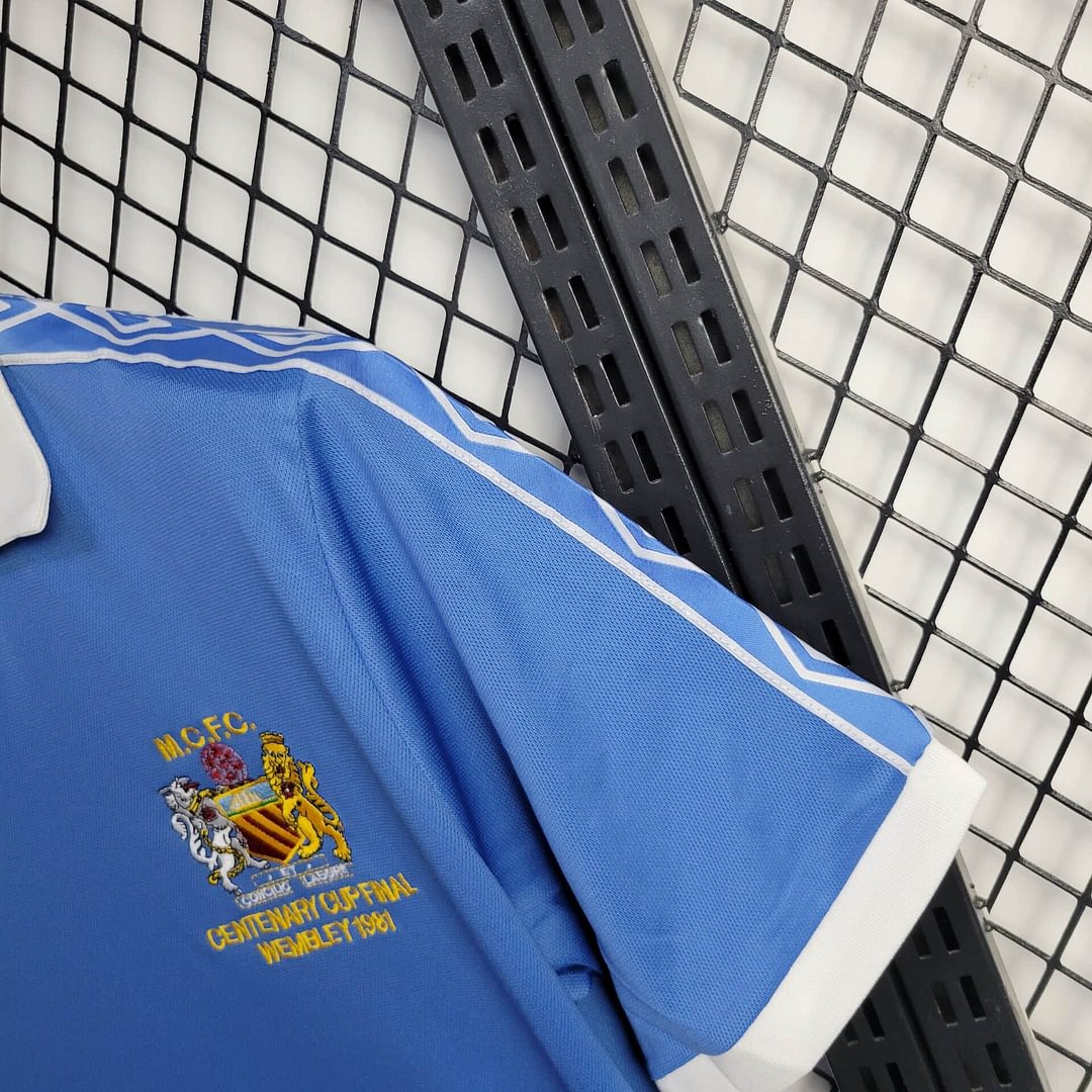 1981/1982 Manchester City Home Jersey Retro