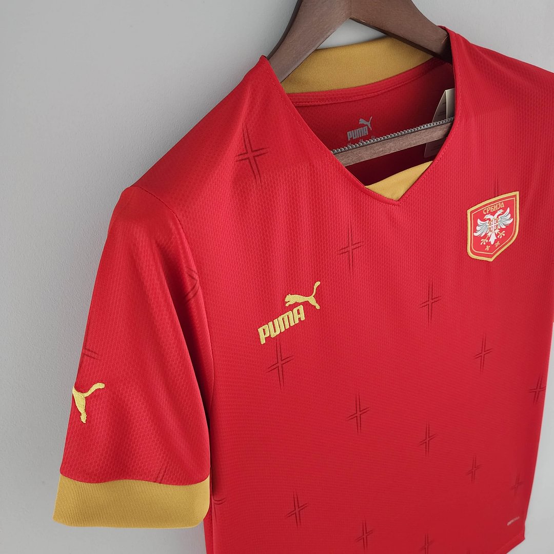 2022 Serbia Home Football Shirt(Fan version)