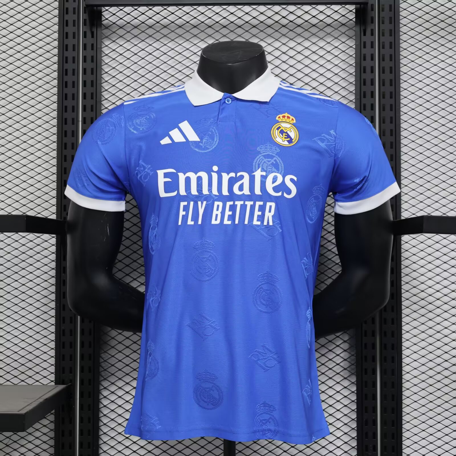 2024/2025 Real Madrid Bright Blue Special Edition Football Jersey For Player Version