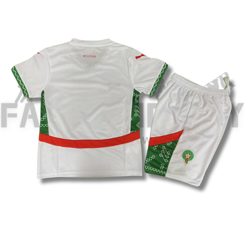 2025/2026 Morocco Away Football Jersey(For Kids)