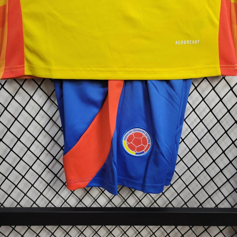 2024 Colombia Home Football Shirt Kids