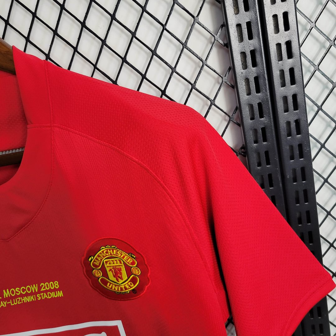 2007/2008 Manchester United Retro Home Football Shirt