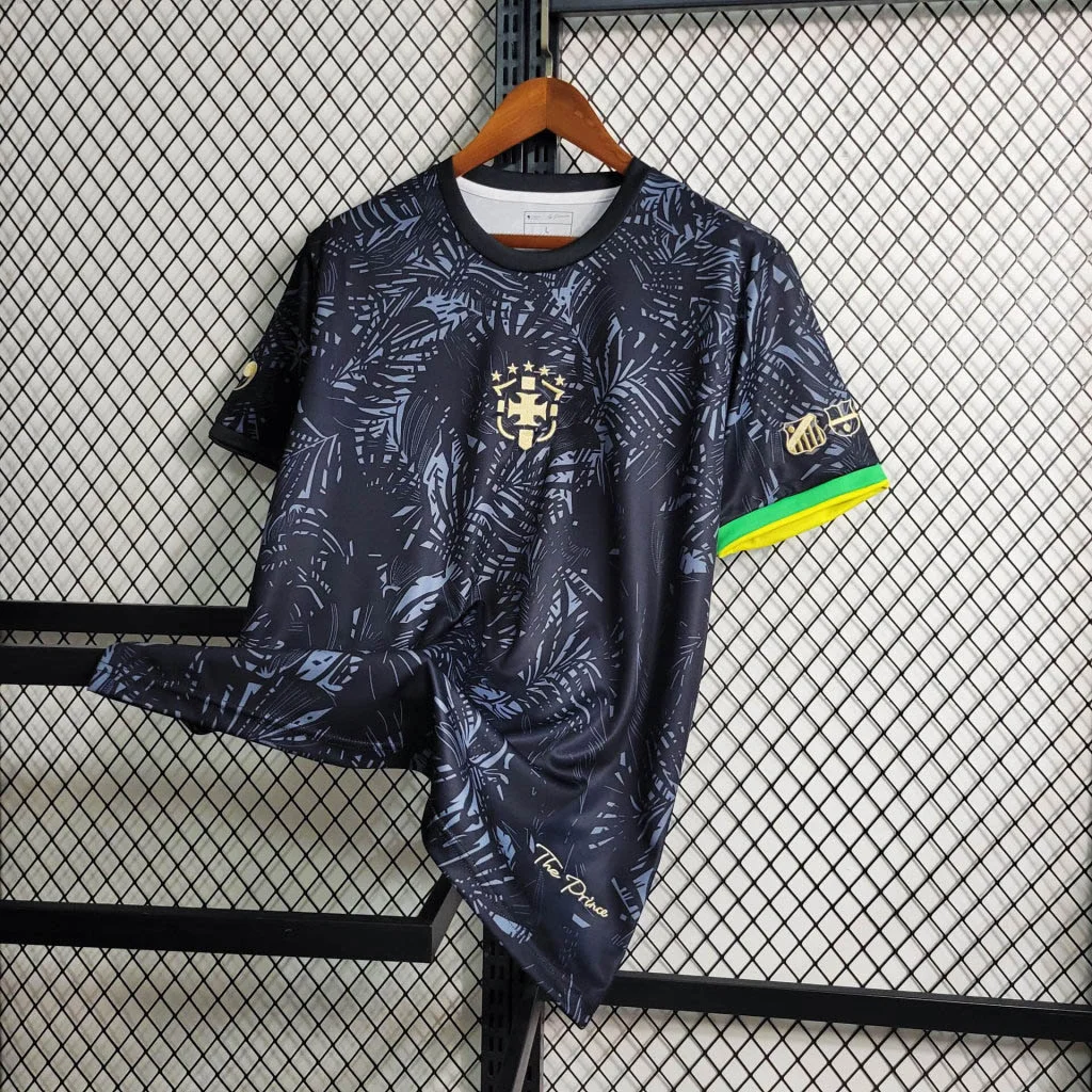 2023 Brazil Special Edition Black Football Shirt( Fans Edition )