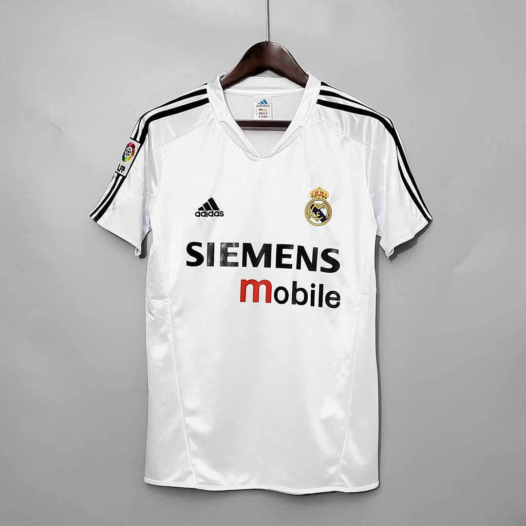 2004/2005 Real Madrid Retro Home Football Shirt