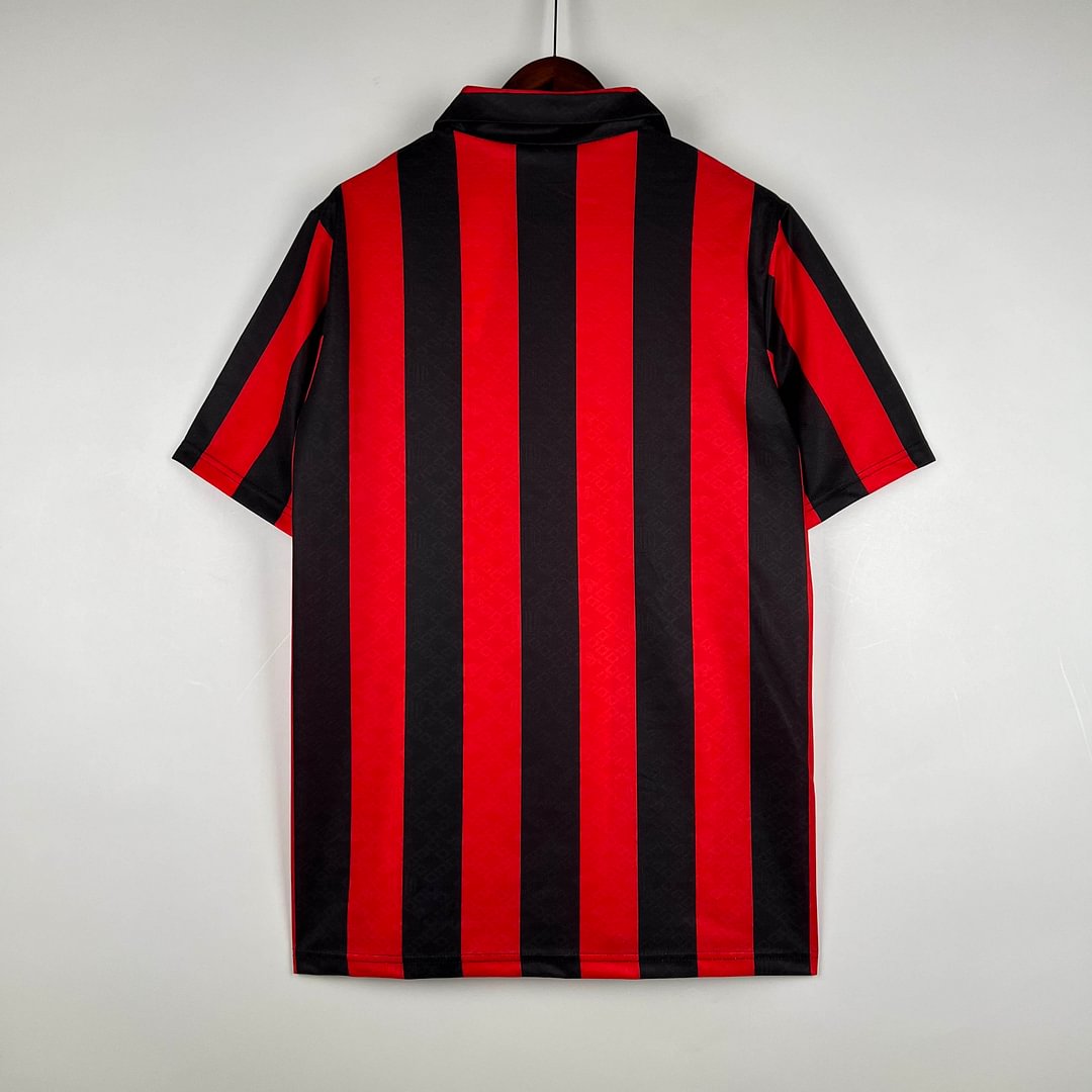1989/1990 Retro AC Milan Home Football Shirt