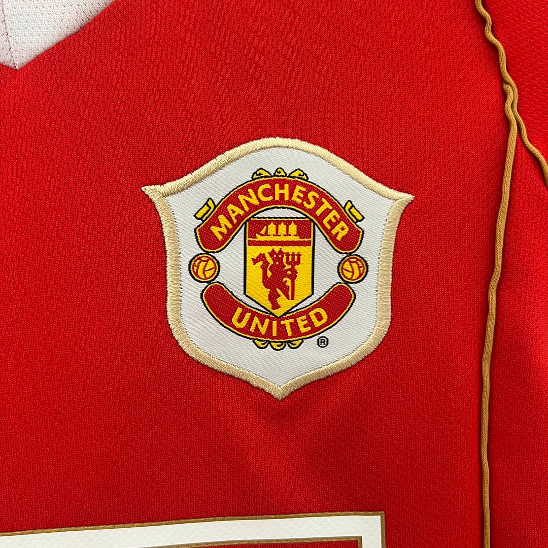 2006/2007 Retro Manchester United Home Football Shirt Kids Size