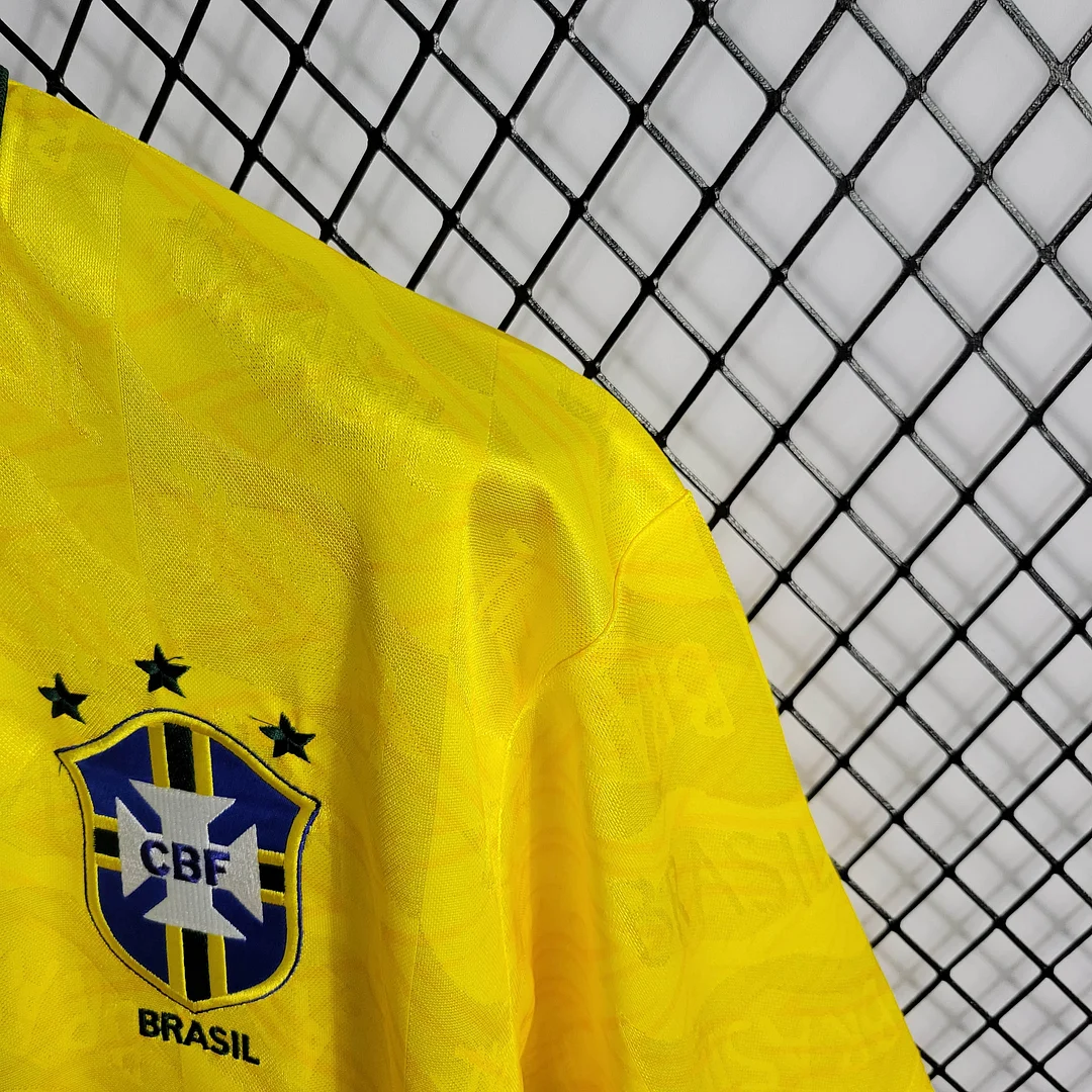 1992 Retro Brazil Home Football Shirt