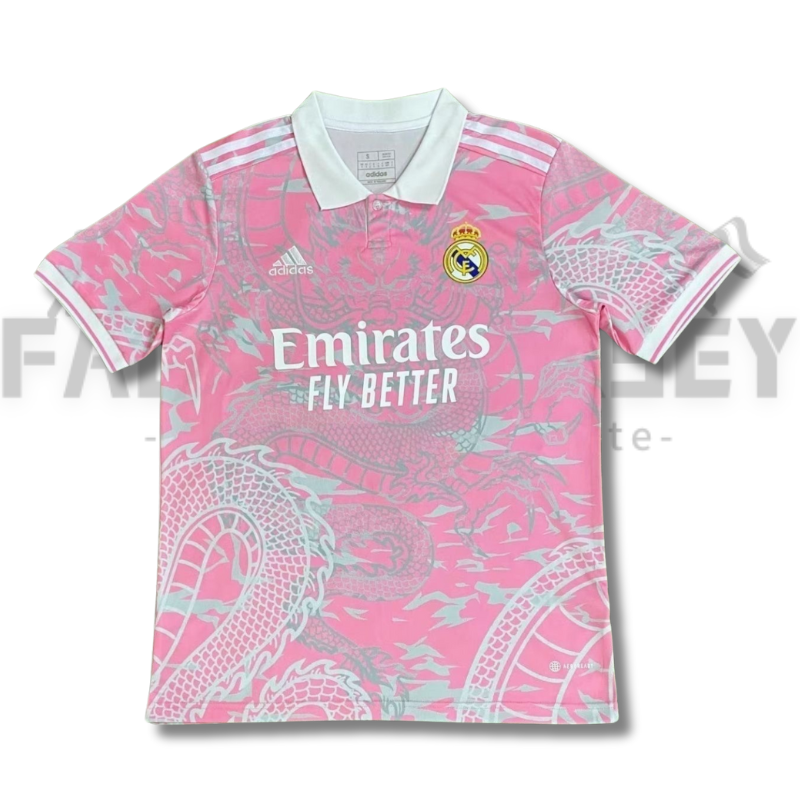 2024/2025 Real Madrid Dragon Pink Football Jersey(Fans version)