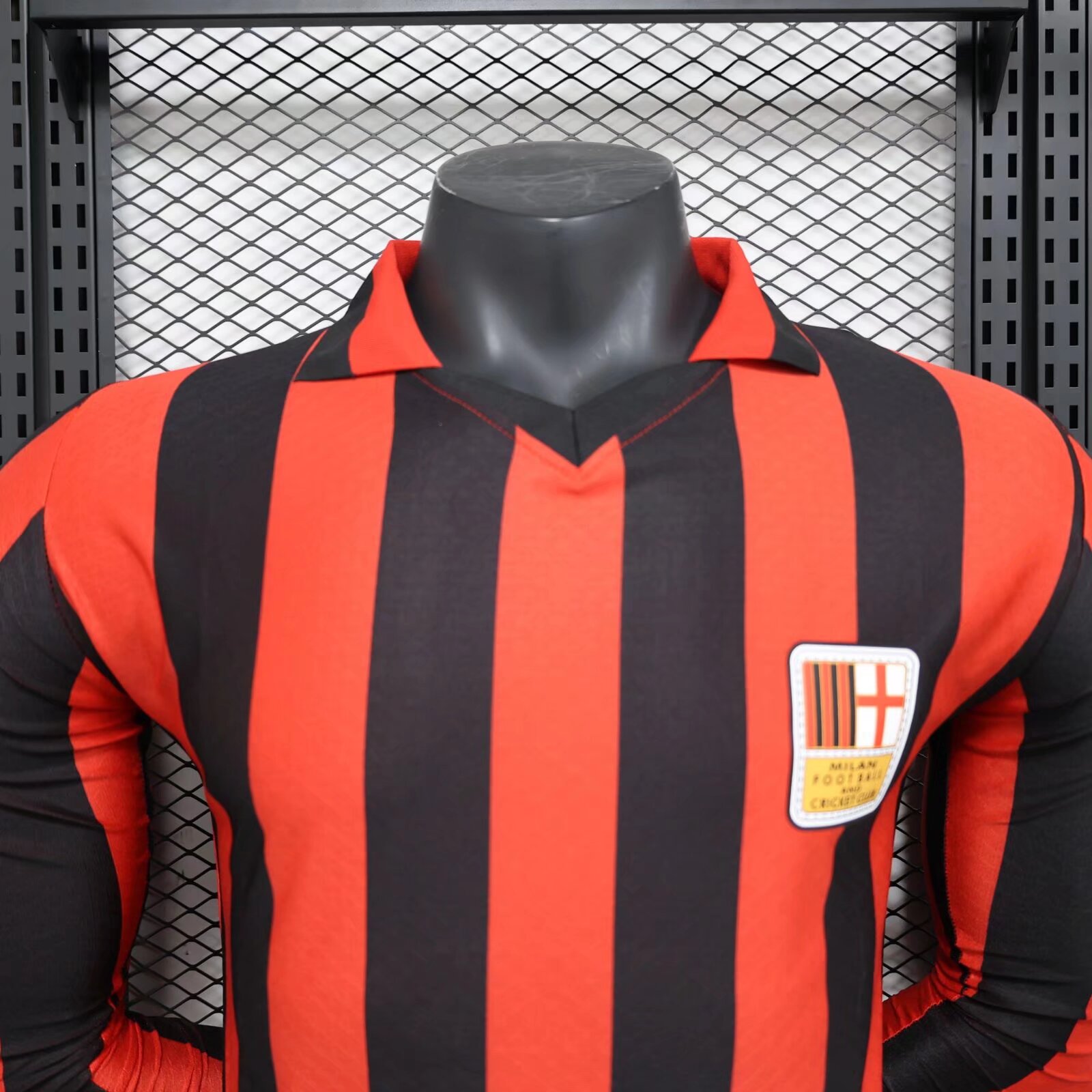 24/25 AC Milan Anniversary Pink Long Sleeves Jersey( Player Eersion)