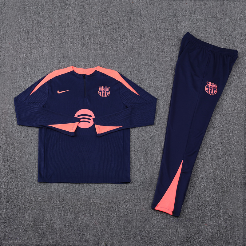 2025/2026 Barcelona Half-Pull Royal Blue Training Suit