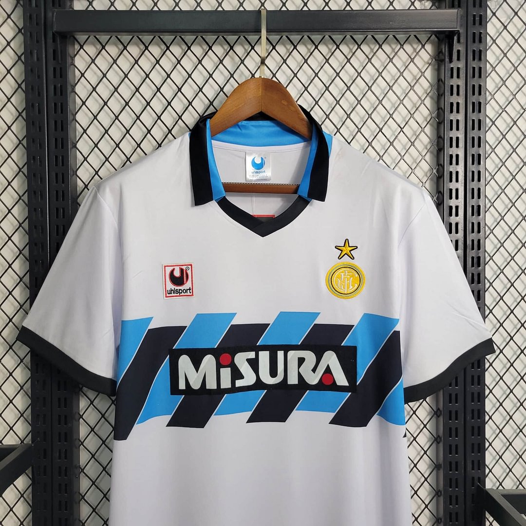 1990/1991 Retro Inter Milan Away Football Shirt