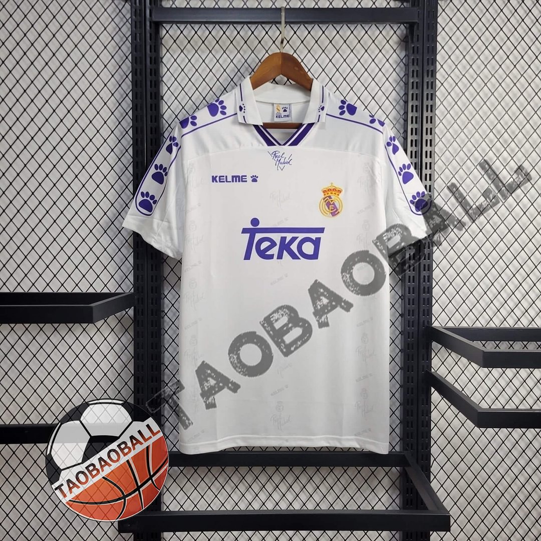 1994/1996 Real Madrid Retro Home Football Shirt