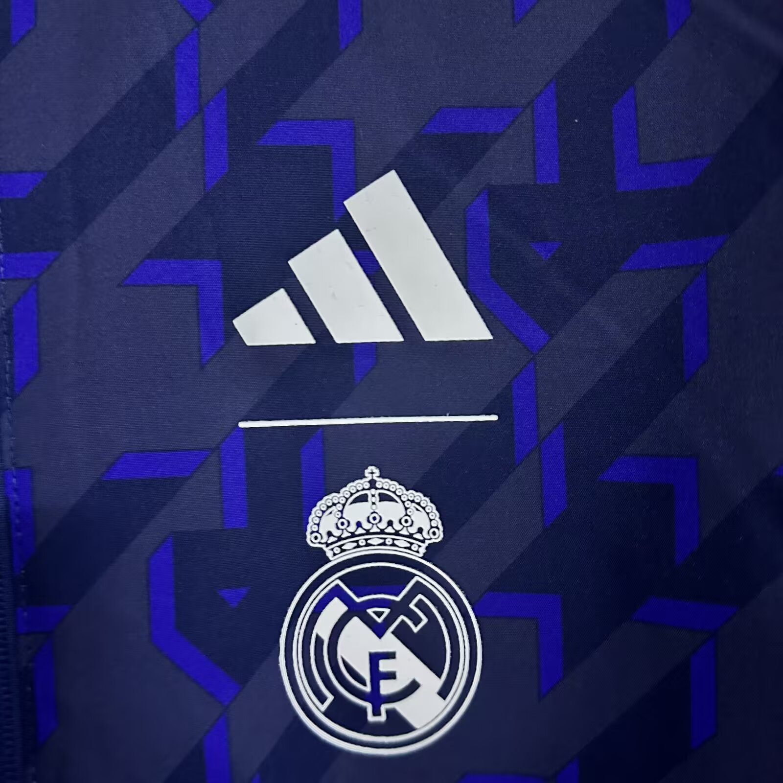 2024/2025 Real Madrid Reversible Windbreaker( Royal Blue)Football Shirt