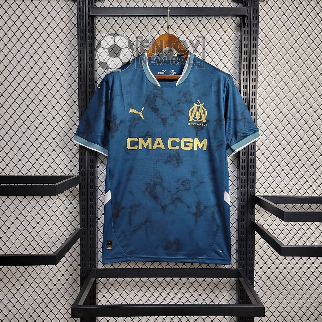2024/2025 Olympique Marseille Away Football Shirt(Fan version)