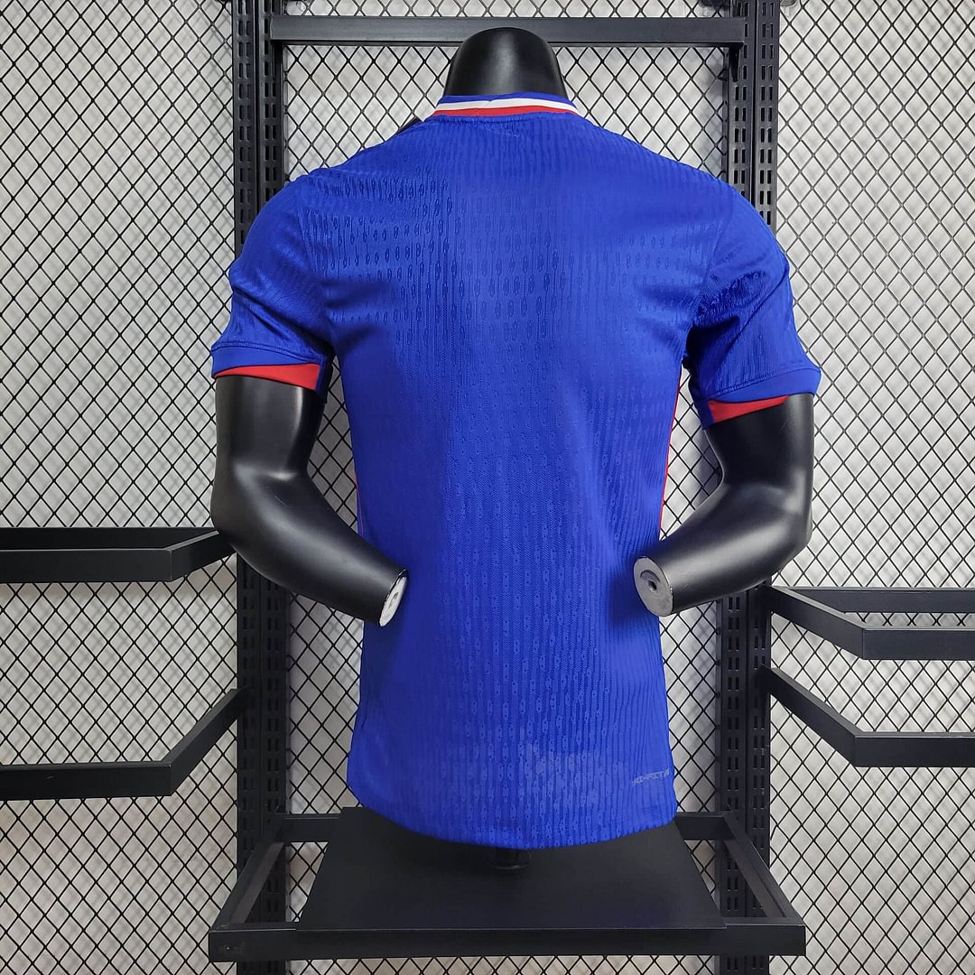 2024 France Bright Blue Home Football Shirt For Player Version