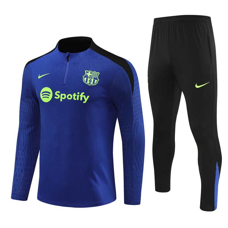 2024/2025 Barcelona Blue Half-Pull Training Suit