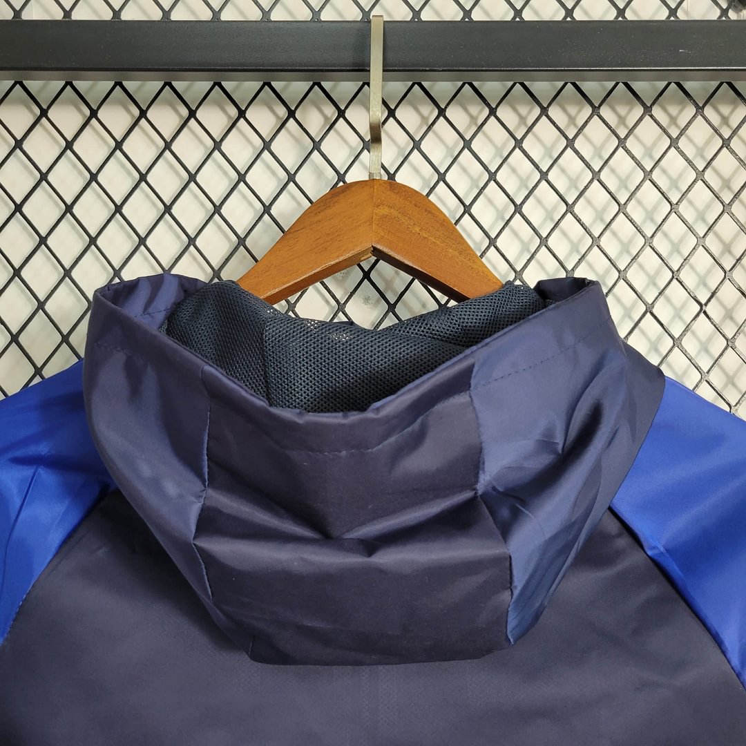 2023/2024 Manchester United Trench Coat Blue Football Jersey