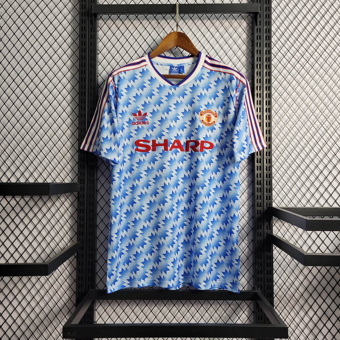 1990/1992 Manchester United Retro Away Football Shirt