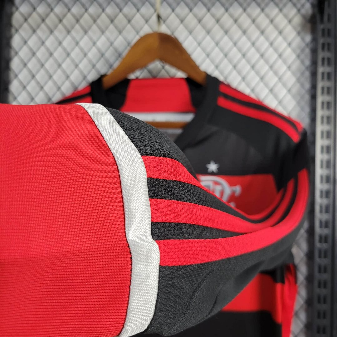 2024/2025 Flamengo Home Long Sleeve Football Shirt ( Fans Edition )