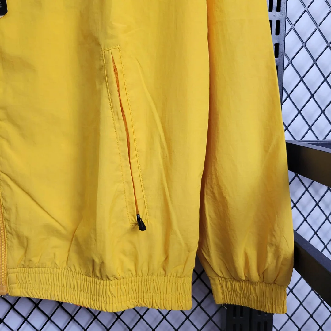 2024 Ivory Coast Reversible Windbreaker(Yellow-Orange) Football Shirt