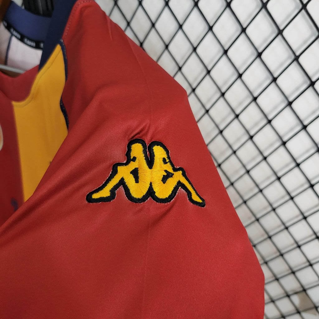 2001/2002 Retro AS Roma European Home Football Shirt ( Fans Edition )