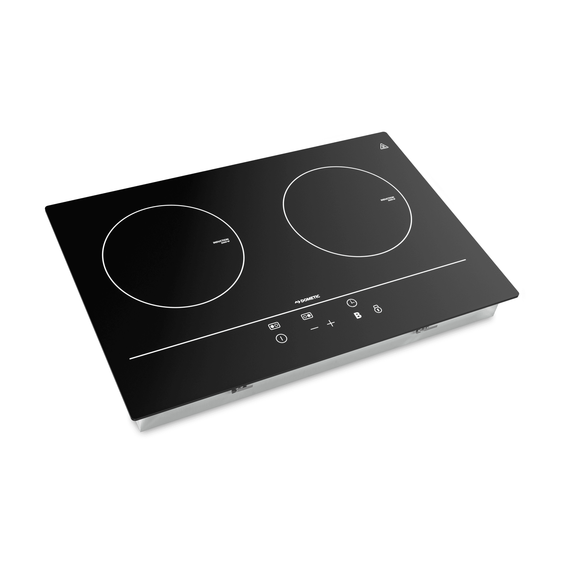 Dometic 2-Burner Drop-In Electric Induction Cooktop, Black **Please contact Customer Service for Availability**