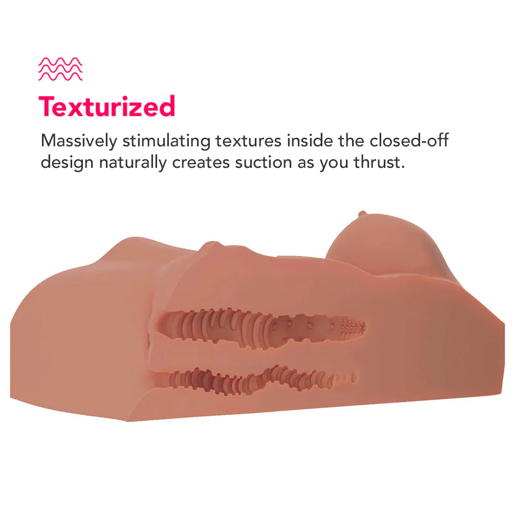 PDX Plus Perfect DD's Masturbator in Tan