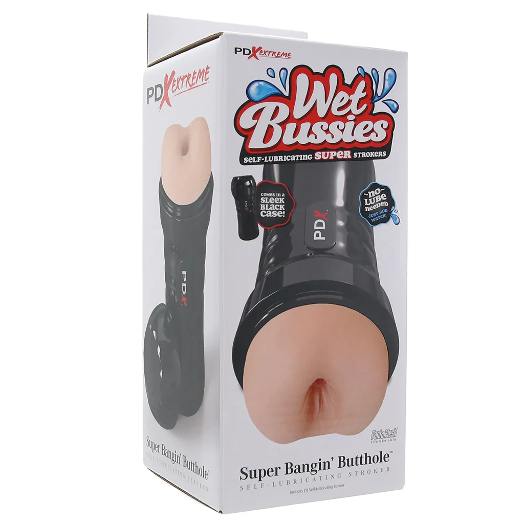 PDX Wet Bussies Super Bangin' Butthole Stroker in Light
