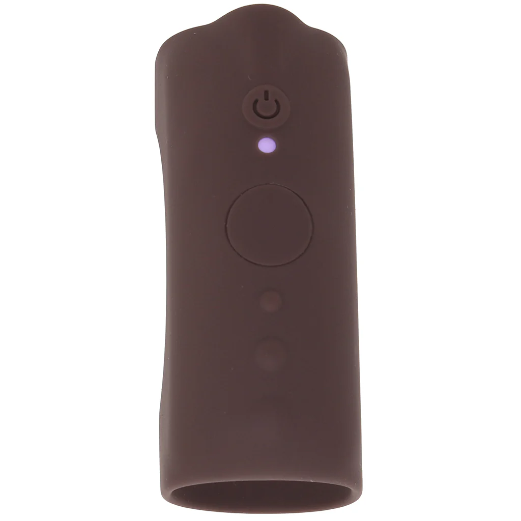 Jock Vibrating Silicone Penis Sleeve in Dark