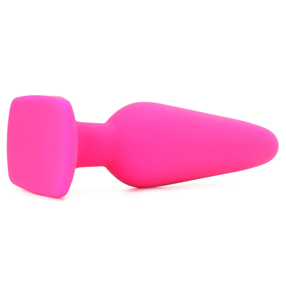 All About Anal Seamless Silicone 5.5 Inch Butt Plug in Hot