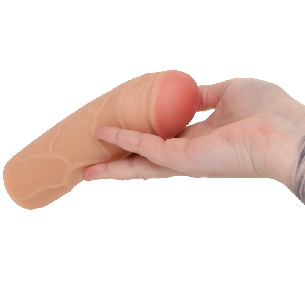 Mega 1 Inch Fanta Flesh Extension in White