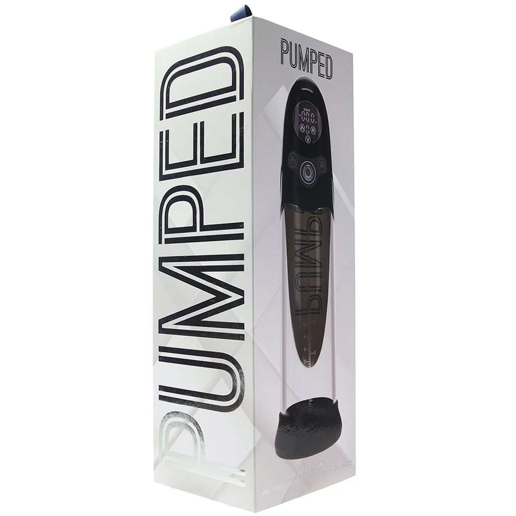 Pumped Aqua Pro AI Penis Pump in Black