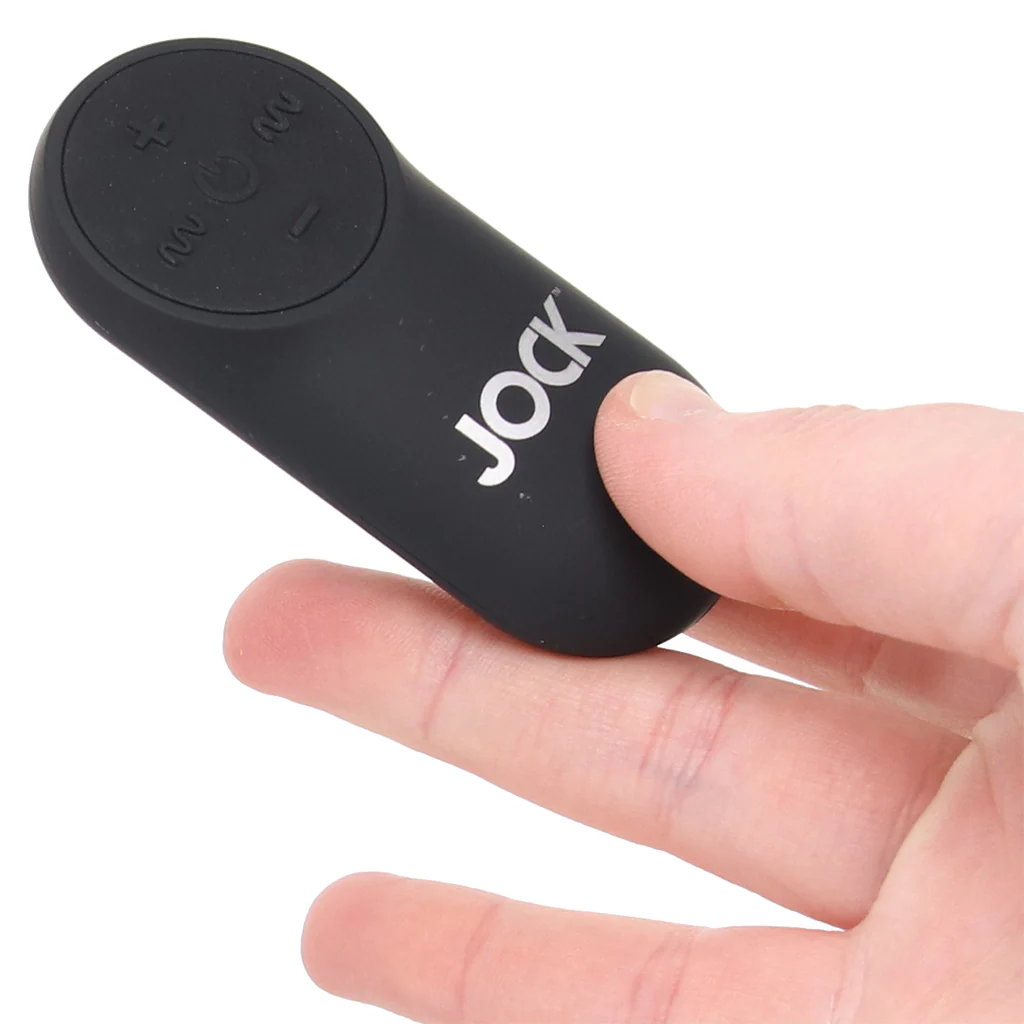 Jock Vibrating Silicone Penis Sleeve in Dark