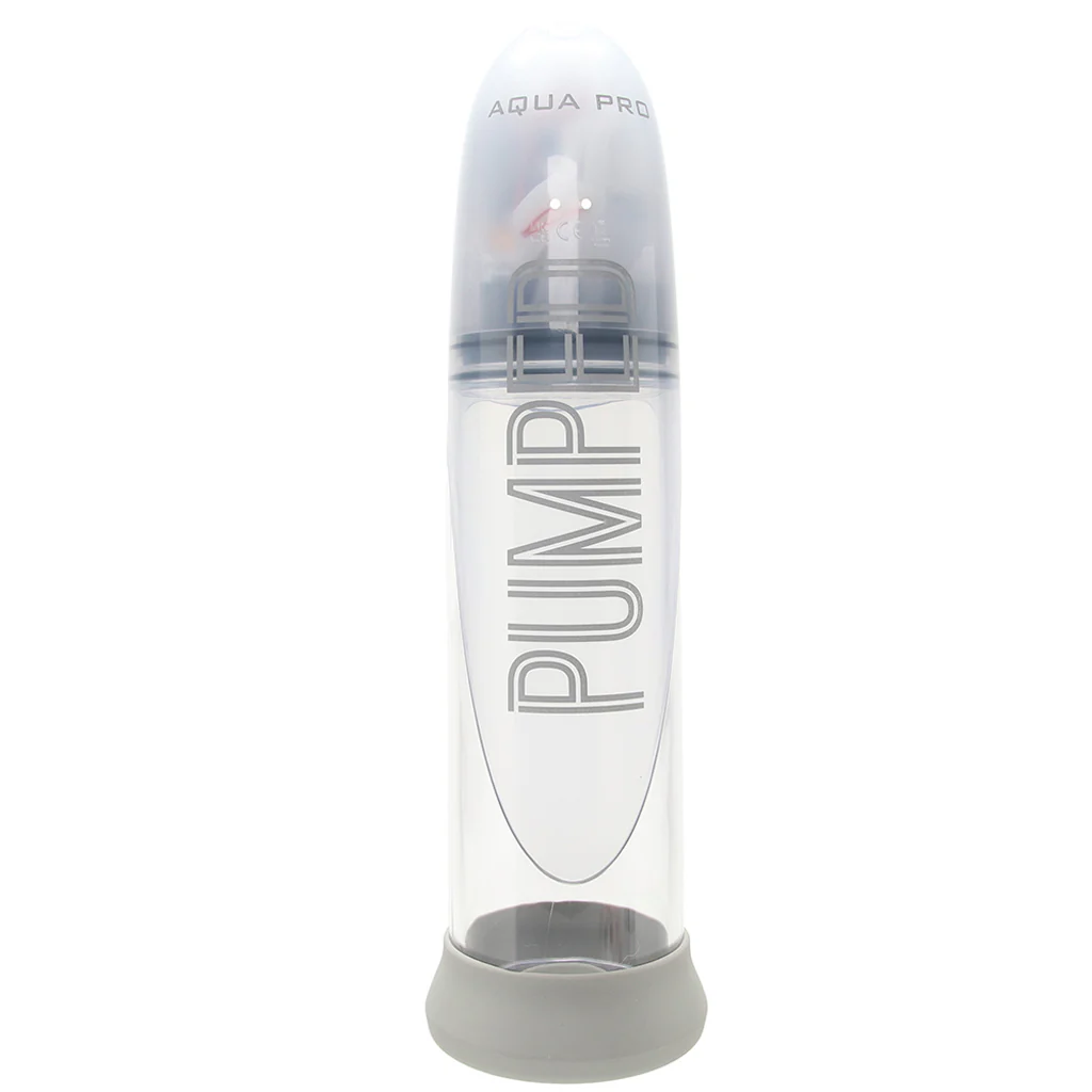 Pumped Aqua Pro AI Penis Pump in Grey