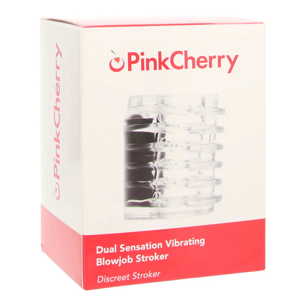 PinkCherry Sensation Vibrating Blowjob Stroker