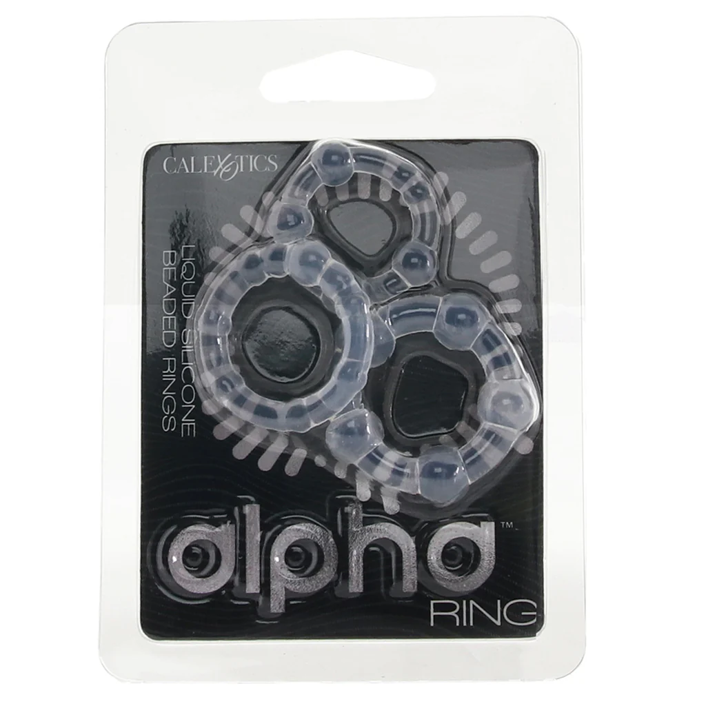 Alpha Liquid Silicone Beaded Rings