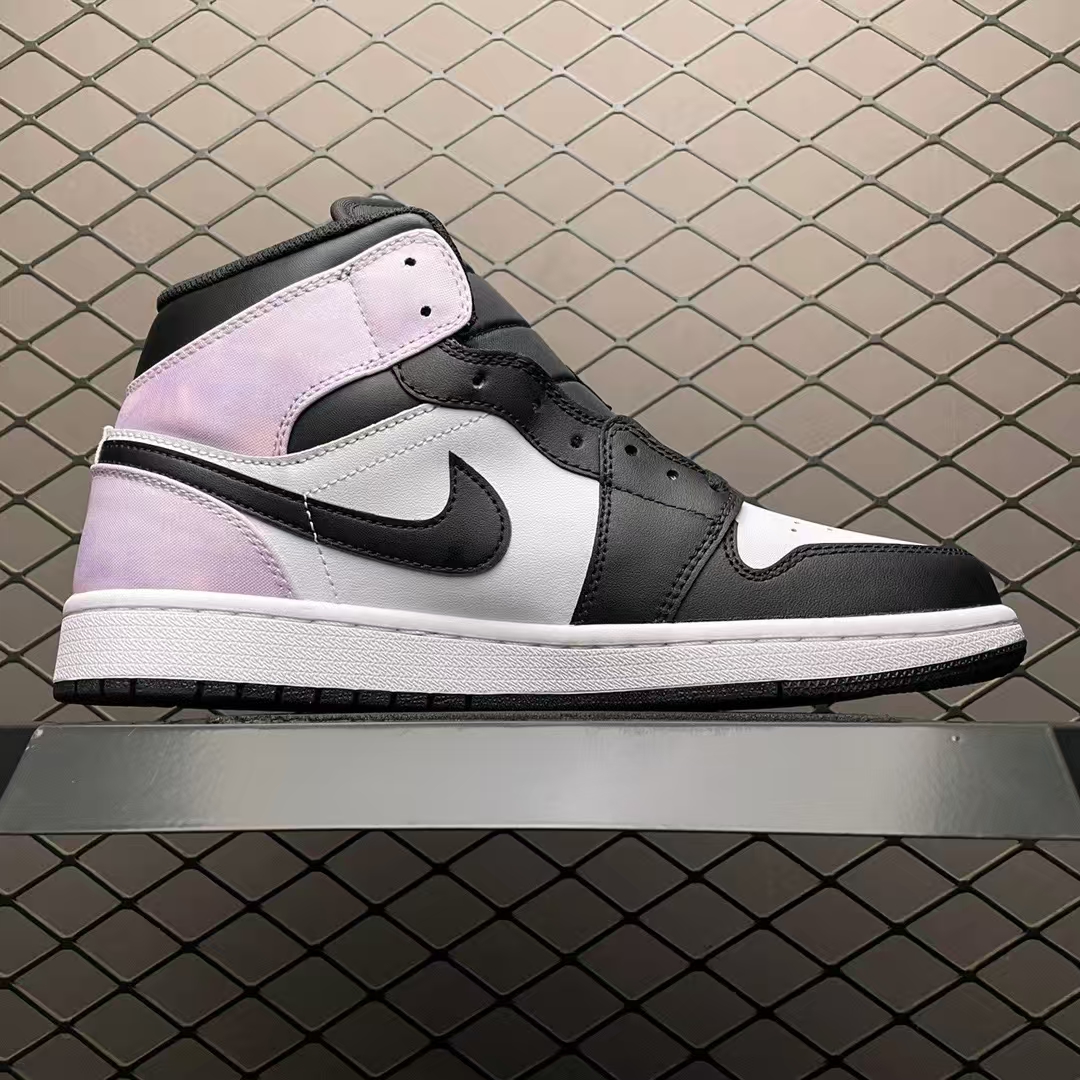 Nike Air Jordan 1 Mid Men's Shoes (DQ8426-001, Black/White/Iron Grey)