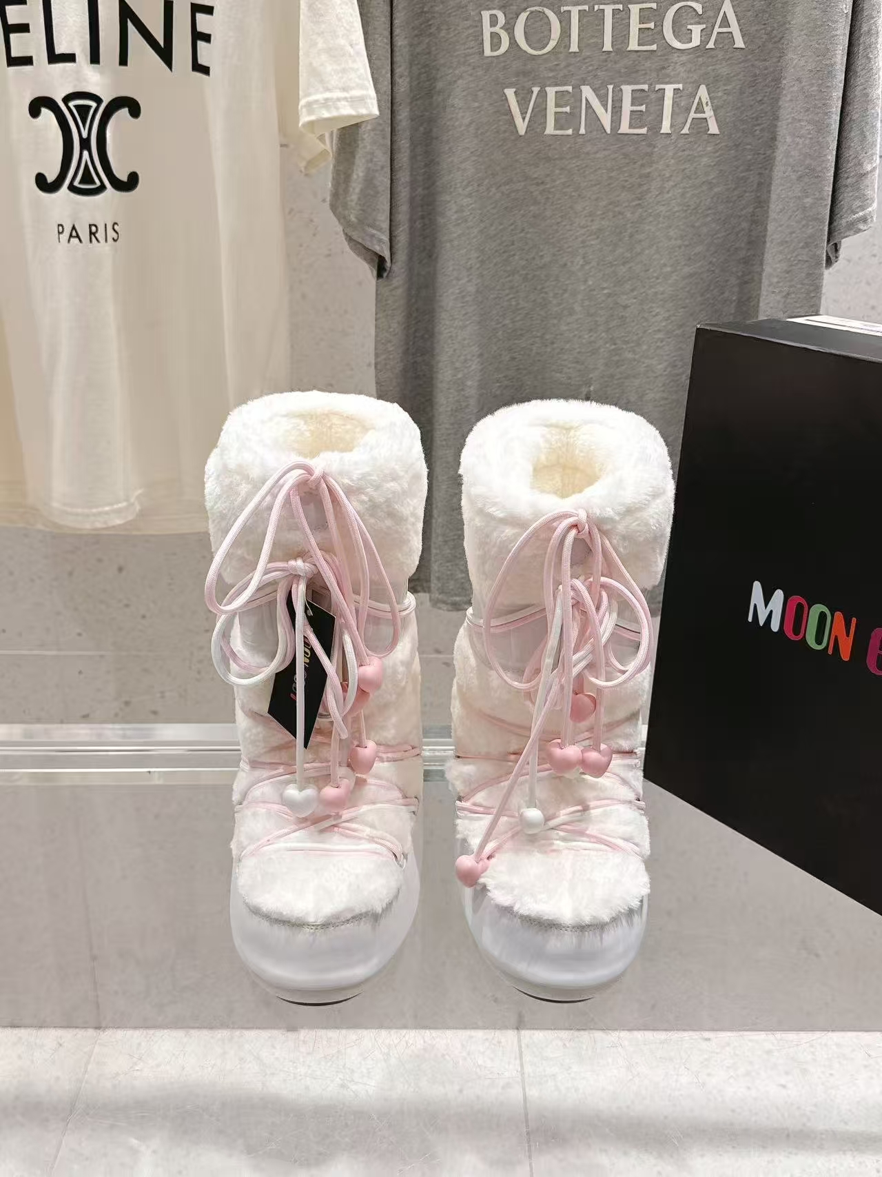 Moon Boots High Top Insulated Faux Fur Unisex Winter Snow Boots