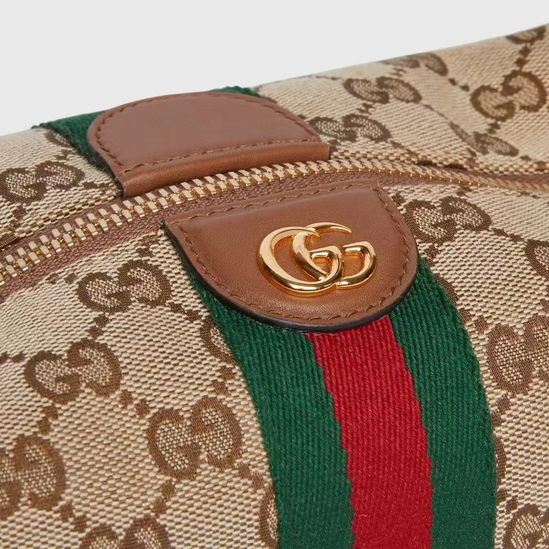 Gucci GG Canvas Vanity Bag | Foldable Handle & Versatile Mini Bag