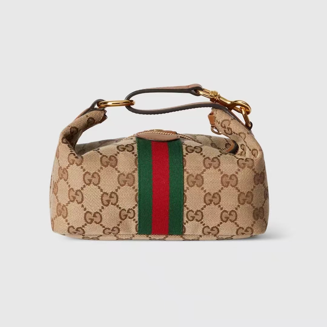 Gucci GG Canvas Vanity Bag | Foldable Handle & Versatile Mini Bag