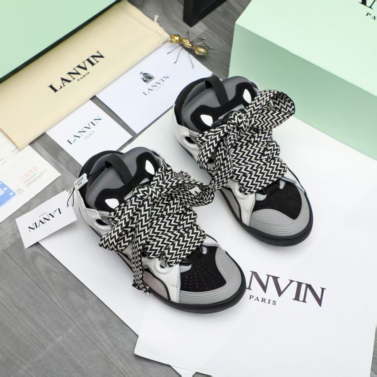 Signature Lanvin Blue Luxury Packaging Box / Bag by LANVIN Paris