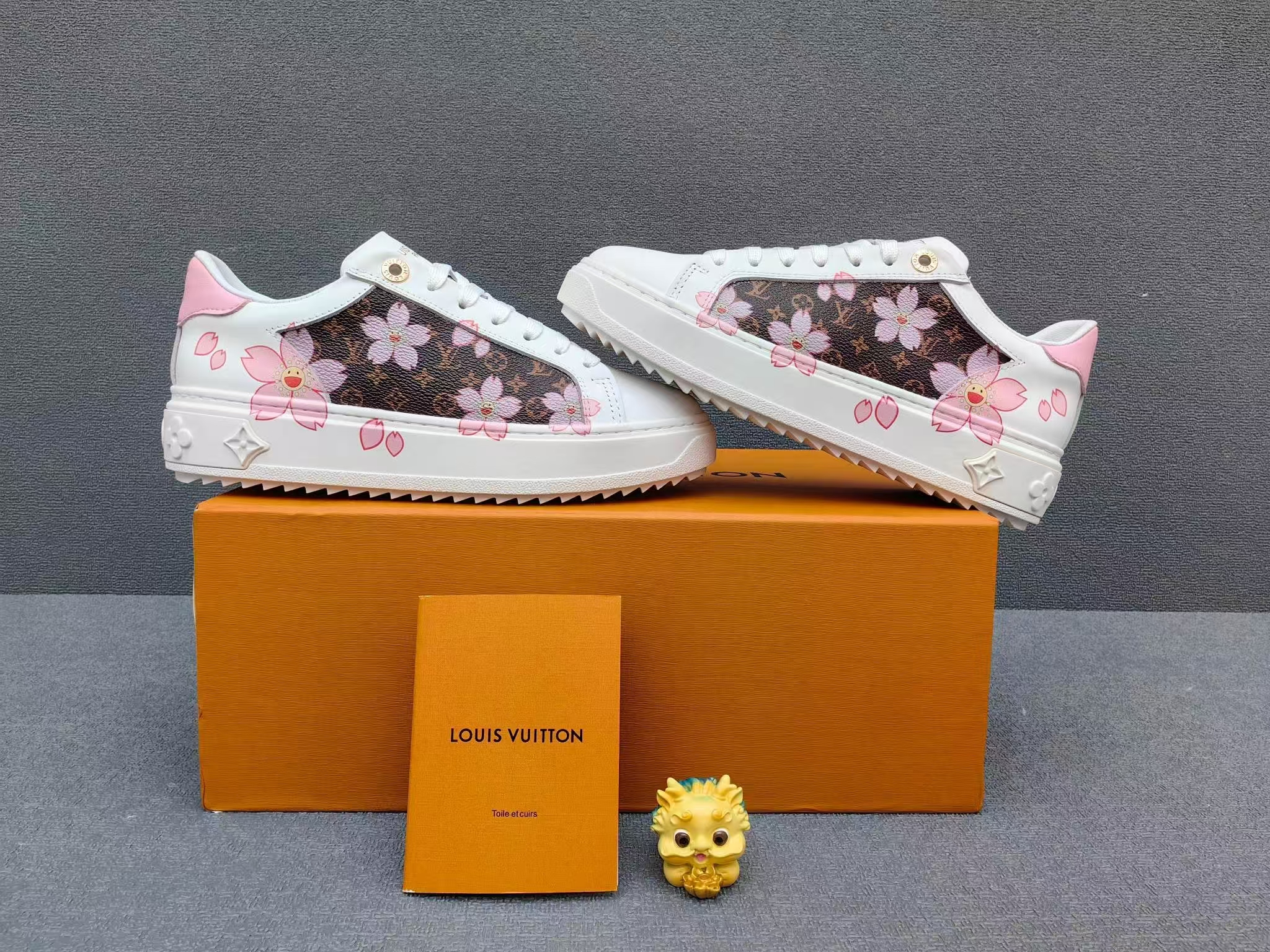 Louis Vuitton Time Out Leather Sneakers – Soft Calfskin Luxury Shoes