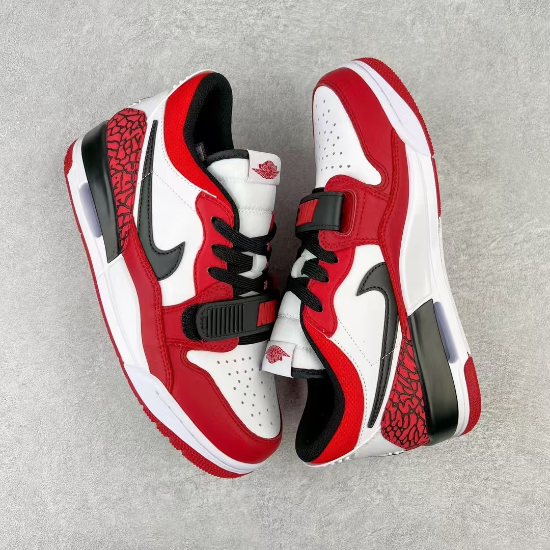 Nike Air Legacy 312 in White, Black, and Red - Retro Hybrid Shoes
