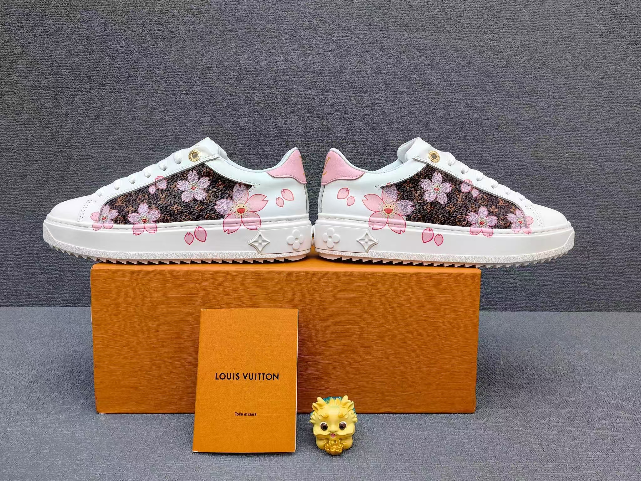 Louis Vuitton Time Out Leather Sneakers – Soft Calfskin Luxury Shoes