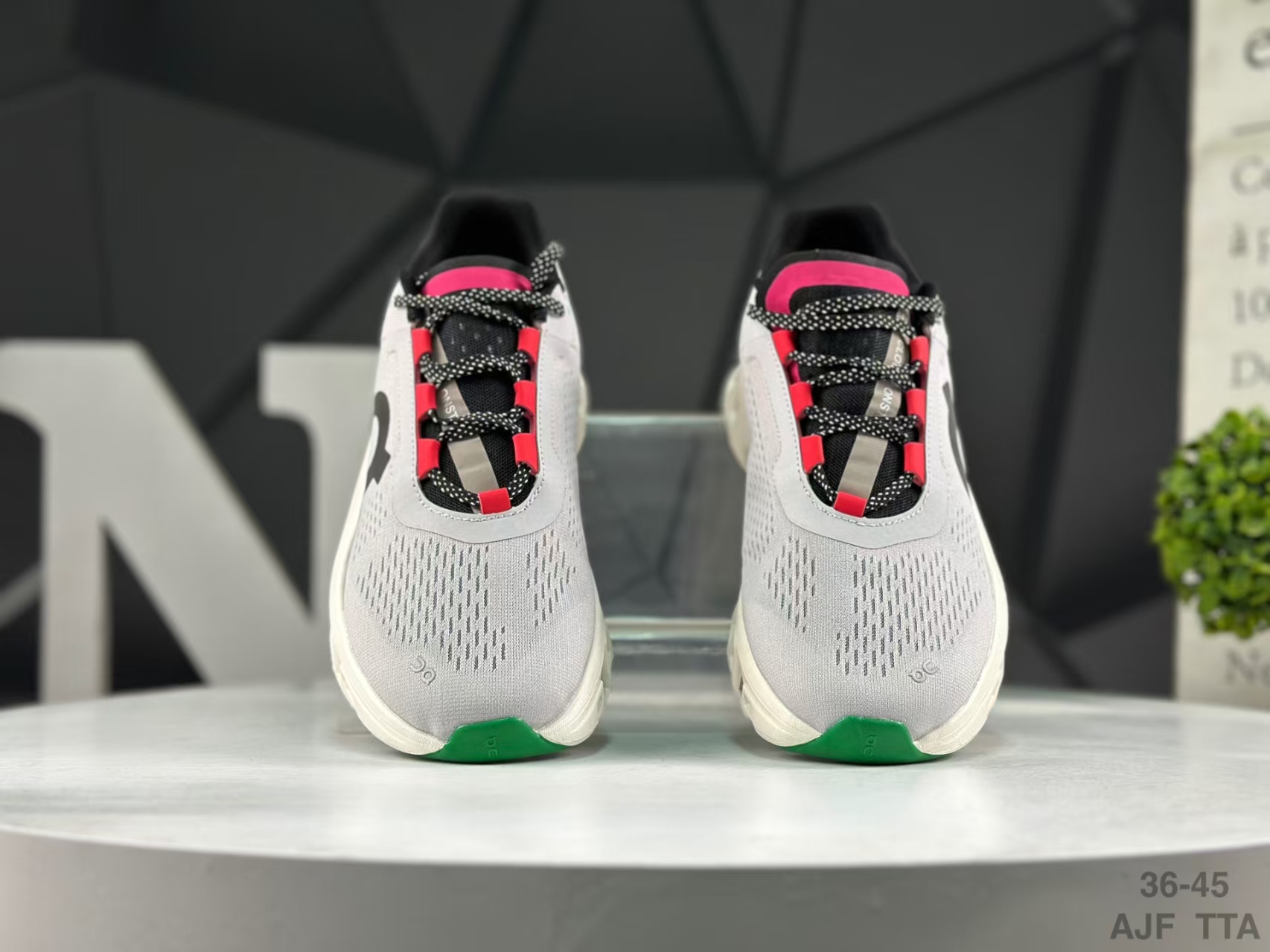 Men's Sage & Red Cloudmonster 2 - Max Comfort Running & Daily Sneakers