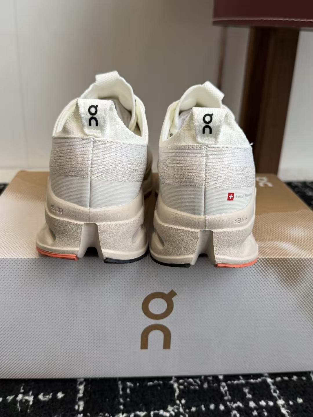 On Cloudmonster Trail 2 – White & Pink Unisex Trail Running Shoes