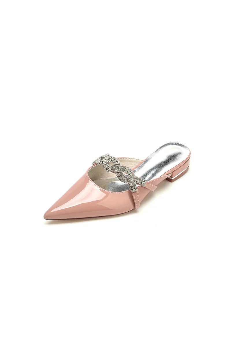 High Heels Nude Pink with Silver Embellishments
