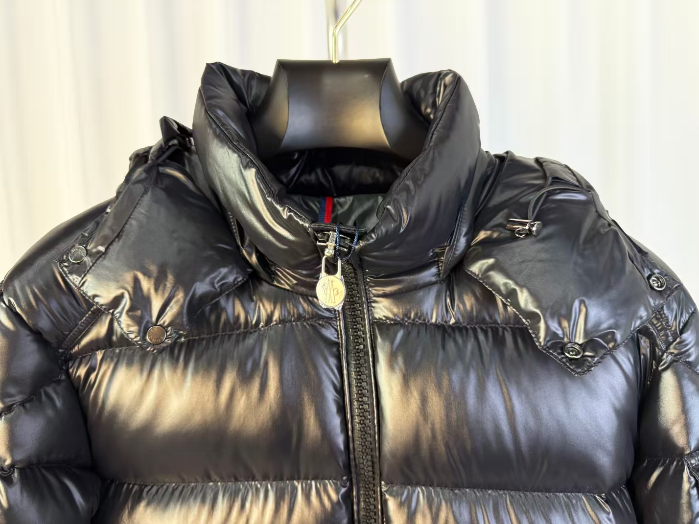 Moncler Maya Black Windproof Short Puffer Jacket