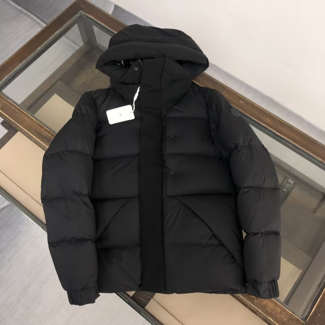 Moncler P440 Down Jacket – Black Hooded Winter Puffer