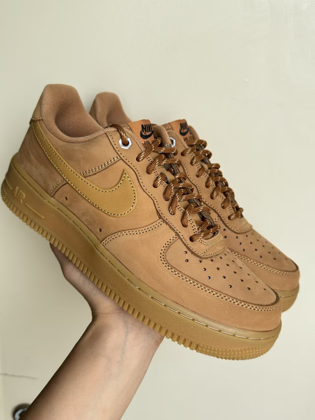 Nike Air Force 1 LV8 Workboot Wheat Suede, Boot-Inspired Sneakers, Men's Retro Shoes